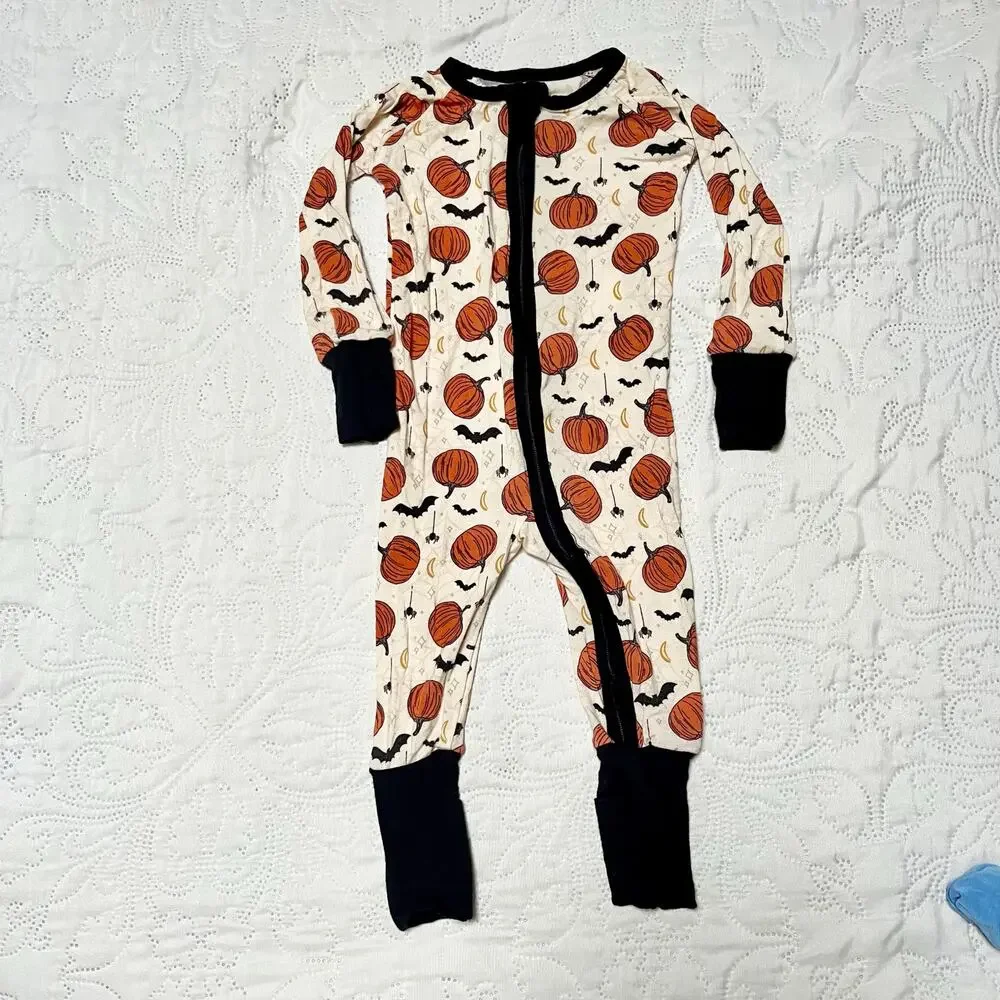 Sunshine Luckies Halloween Zippy PJs Size 3-6m